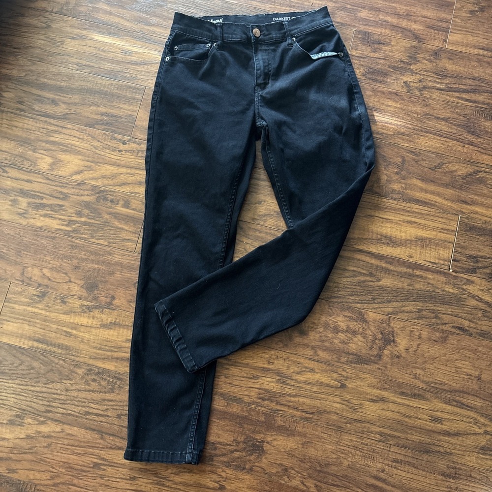 Mugsy Darkest BLue Slim Straight Stretch Denim Jeans Mens Size 30x30
